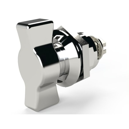 Saginaw Control & Engineering Quarter Turn Wing Knob Non-Locking Chrome SCE-DLWKC